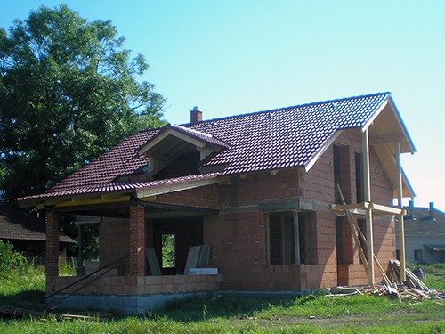 Novostavba střechy